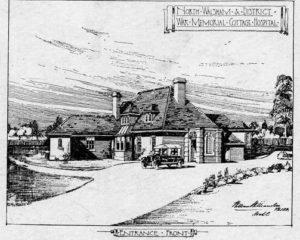 North Walsham War Memorial Cottage Hospital drawing