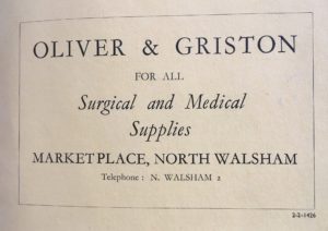 North Walsham War Memorial Hospital 1937 booklet